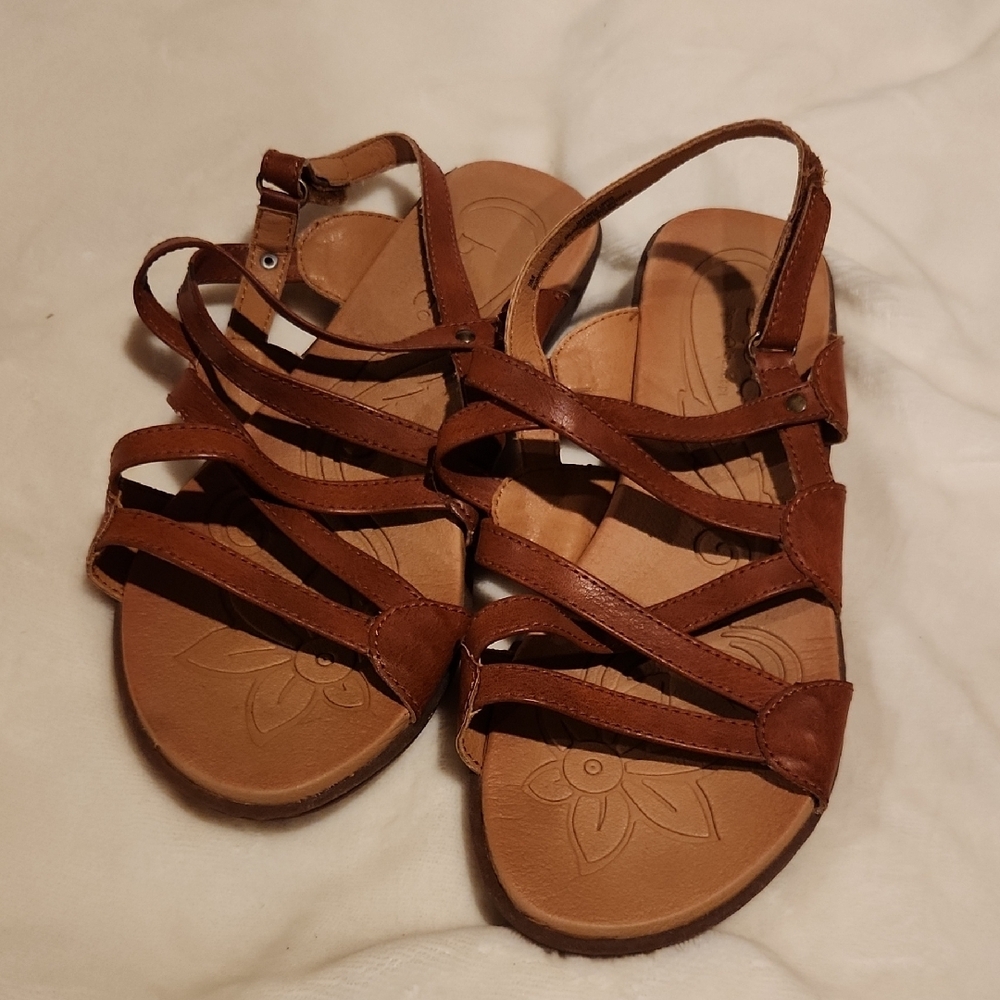 Women's Brown Strappy Sandals